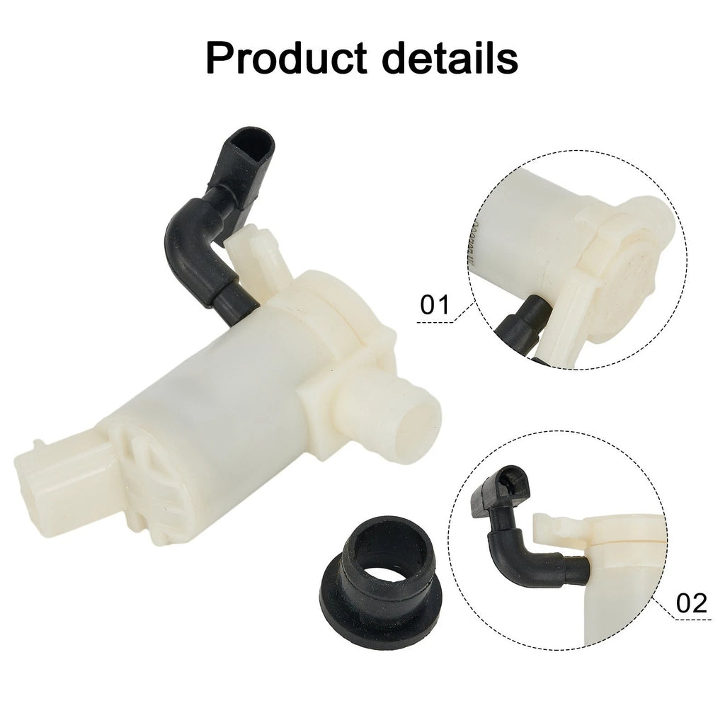Windshield Washer Pump Motor for Accord (2008–2018), Civic (2012–2019)