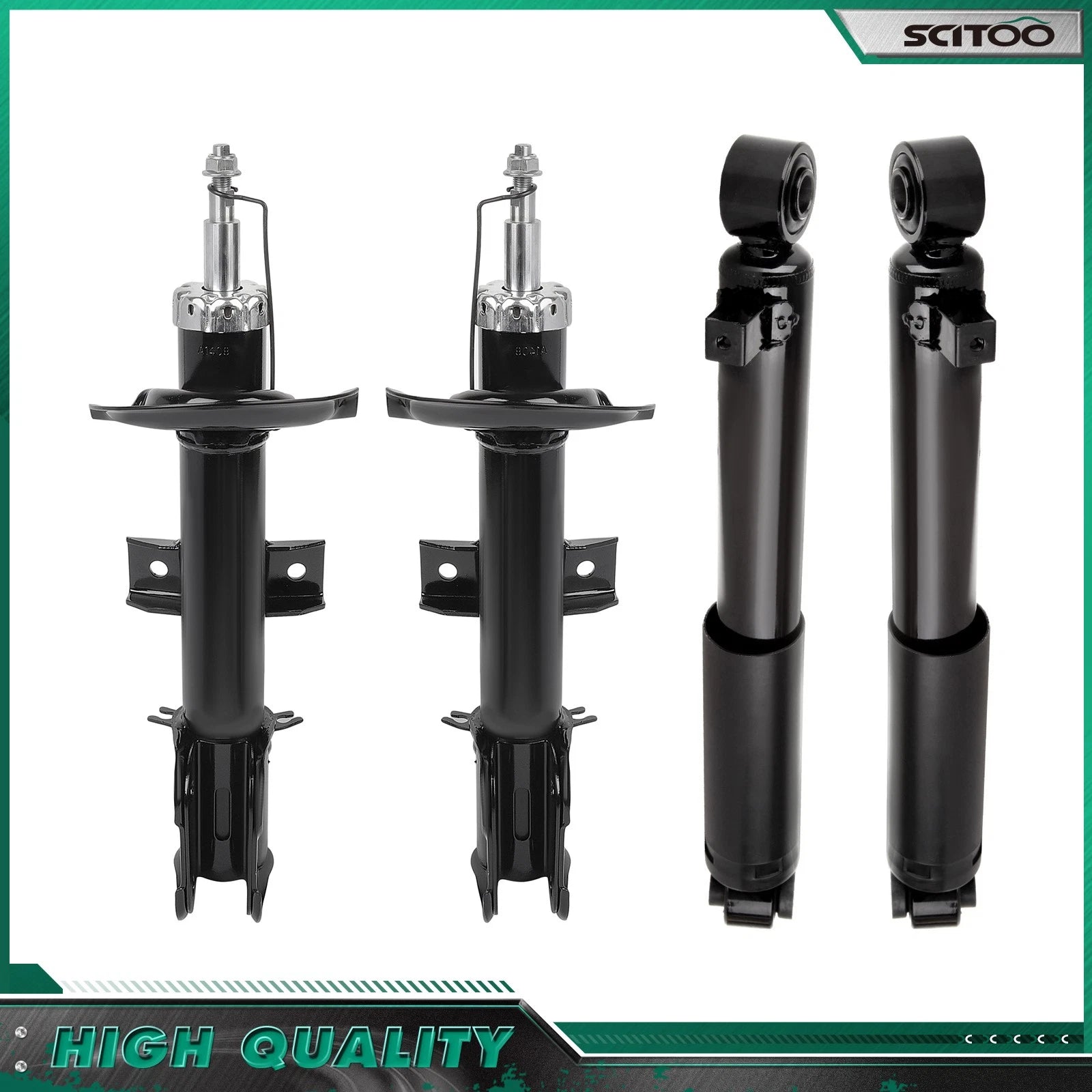 Set of 4 Shocks Struts for Kia Sorento Hyundai Santa Fe (2010–2013)