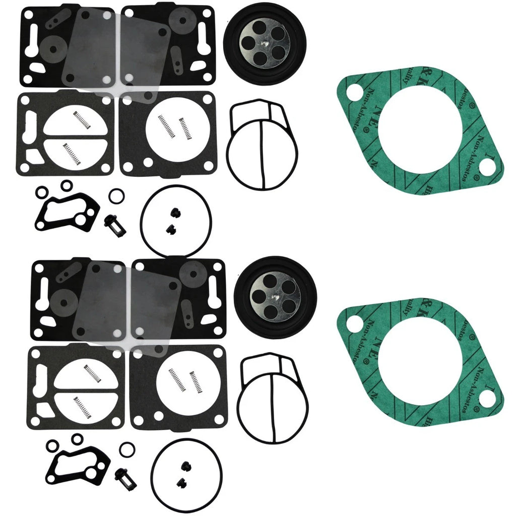 Carburetor Rebuild Kit & Base Gaskets for Sea Doo GTX SPX 787 800 (1997–2002)
