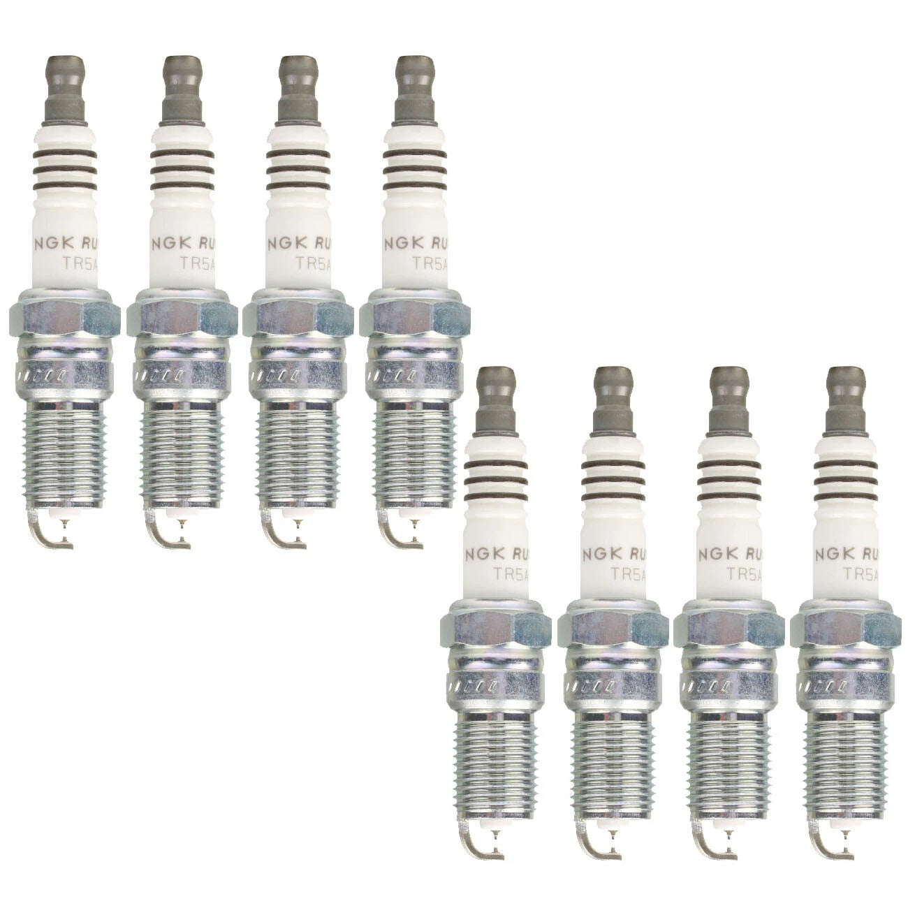 Set of 8 NGK Ruthenium HX Spark Plugs for Chevrolet Isuzu Mercury Pontiac Saab