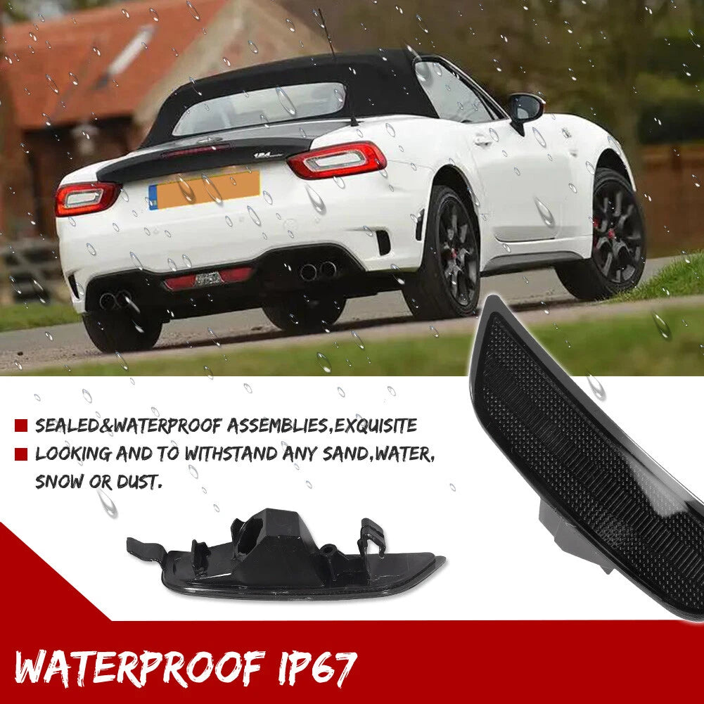 Smoked Rear Fender Side Marker Light Housing Covers for Mazda MX-5 Miata (2016–Present)