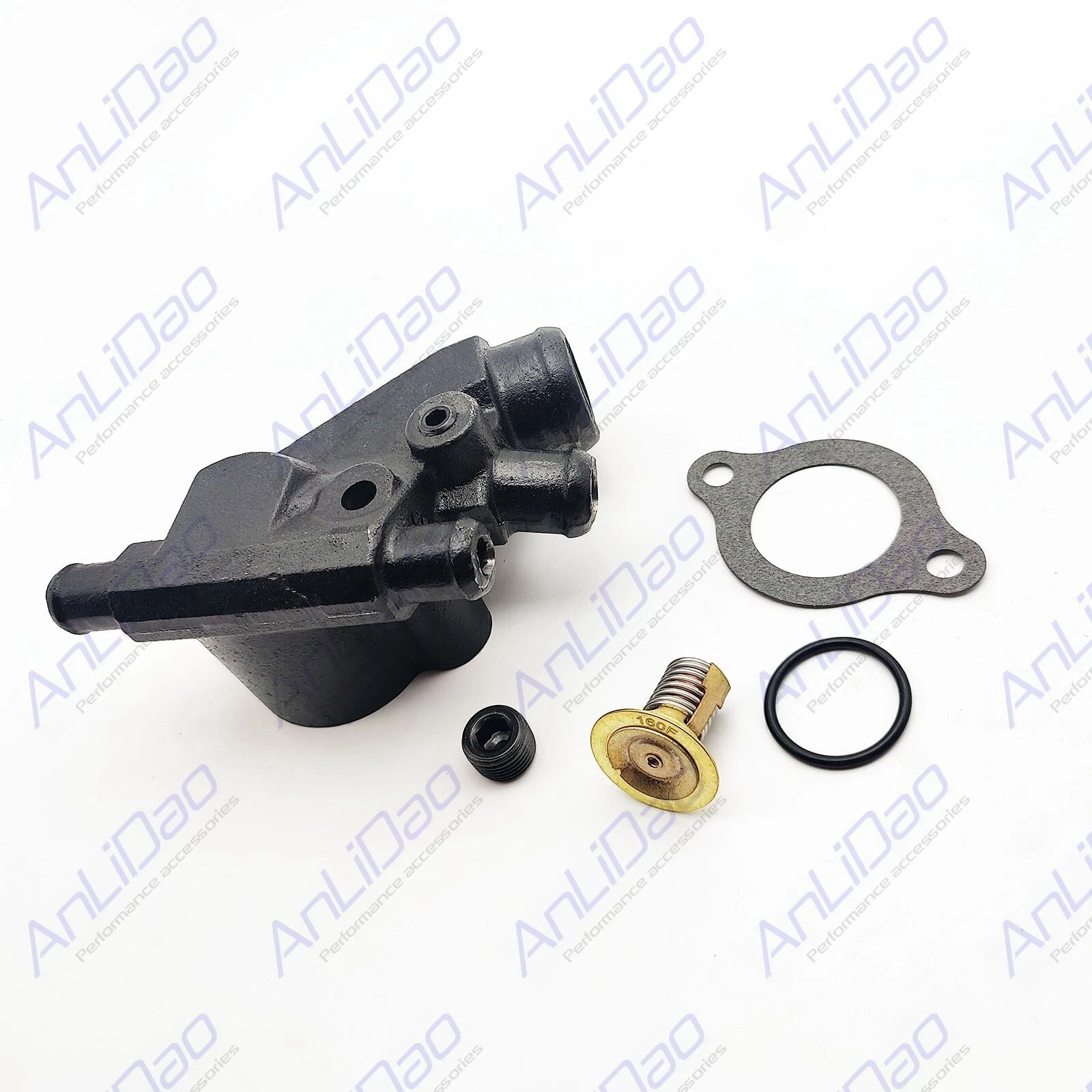 Thermostat Housing for OMC Volvo Penta V6 V8 (3850360 0987716 0985880 0986292)