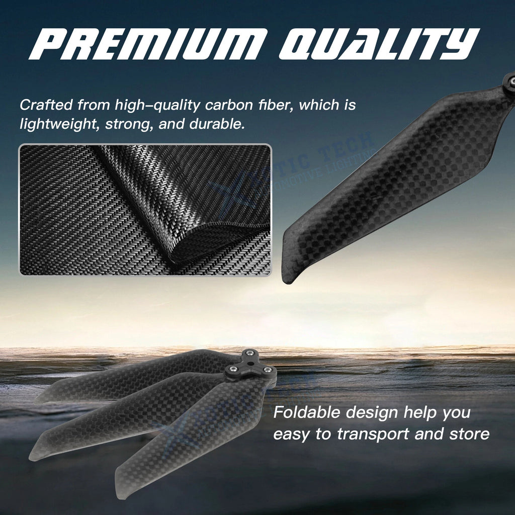 Low-Noise Carbon Fiber Propellers for DJI Mavic 2 Pro/Zoom (2018-2023)