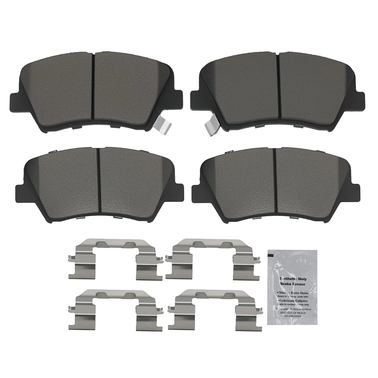 Front Ceramic Brake Pads Kit for Kia Forte/Forte Koup/Forte5 (2014-2016)