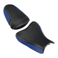 Driver & Passenger Seats for Suzuki GSXR1000 (2007–2008) - Black Blue