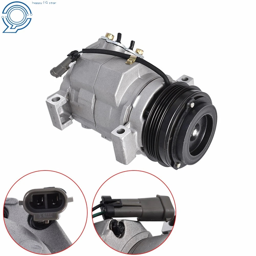 A/C Compressor with Clutch for Chevy Cadillac GMC Hummer (2000–2010)