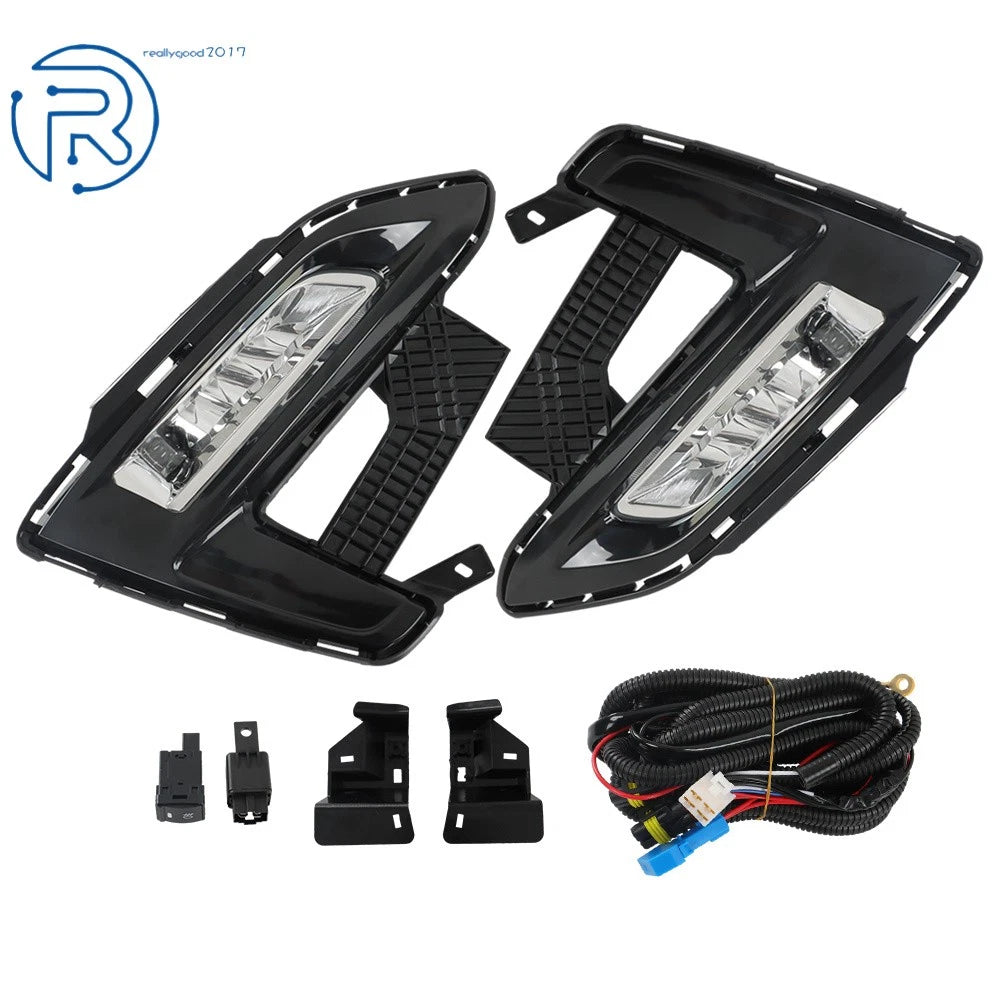 2X Front LED Fog Light Lamp Assembly for Nissan Sentra (2020–2022)