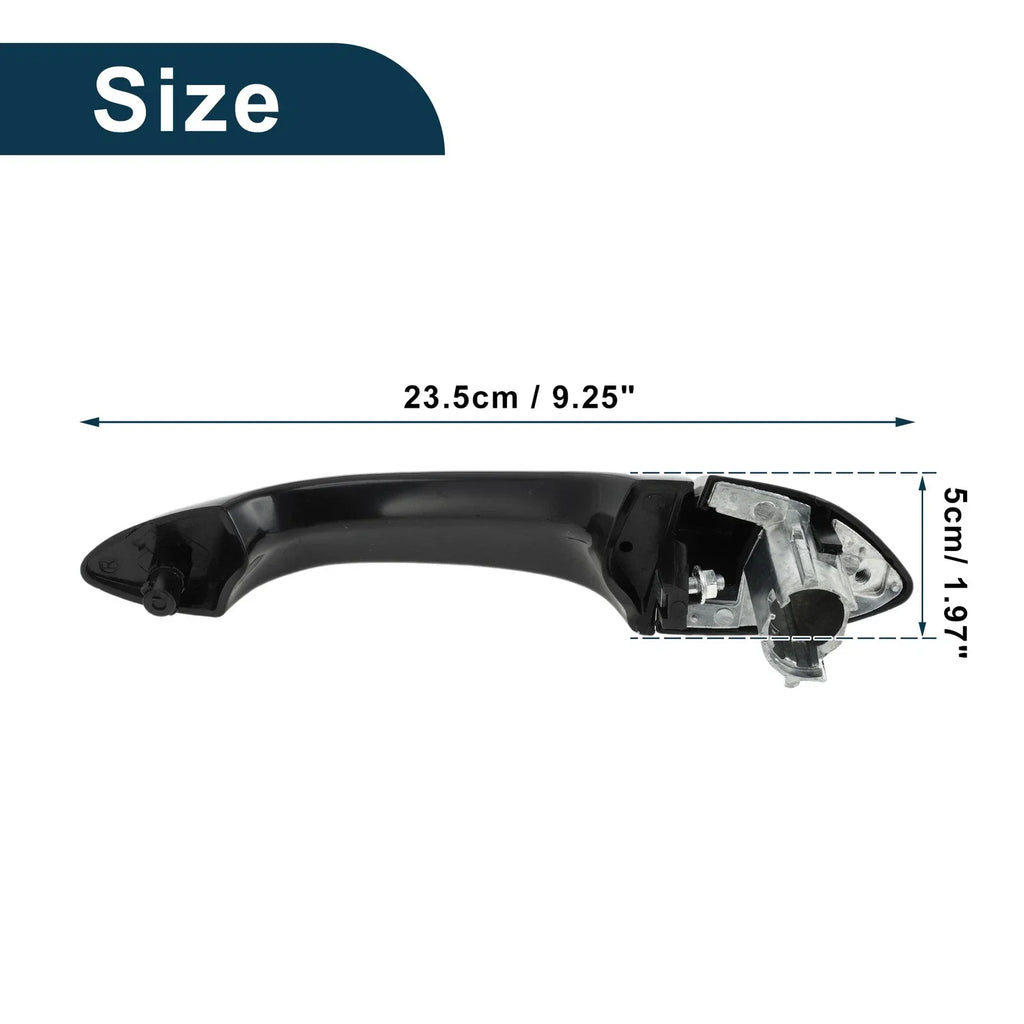 Front Right Exterior Door Handle for BMW X5 E53 Black (2000-2006)