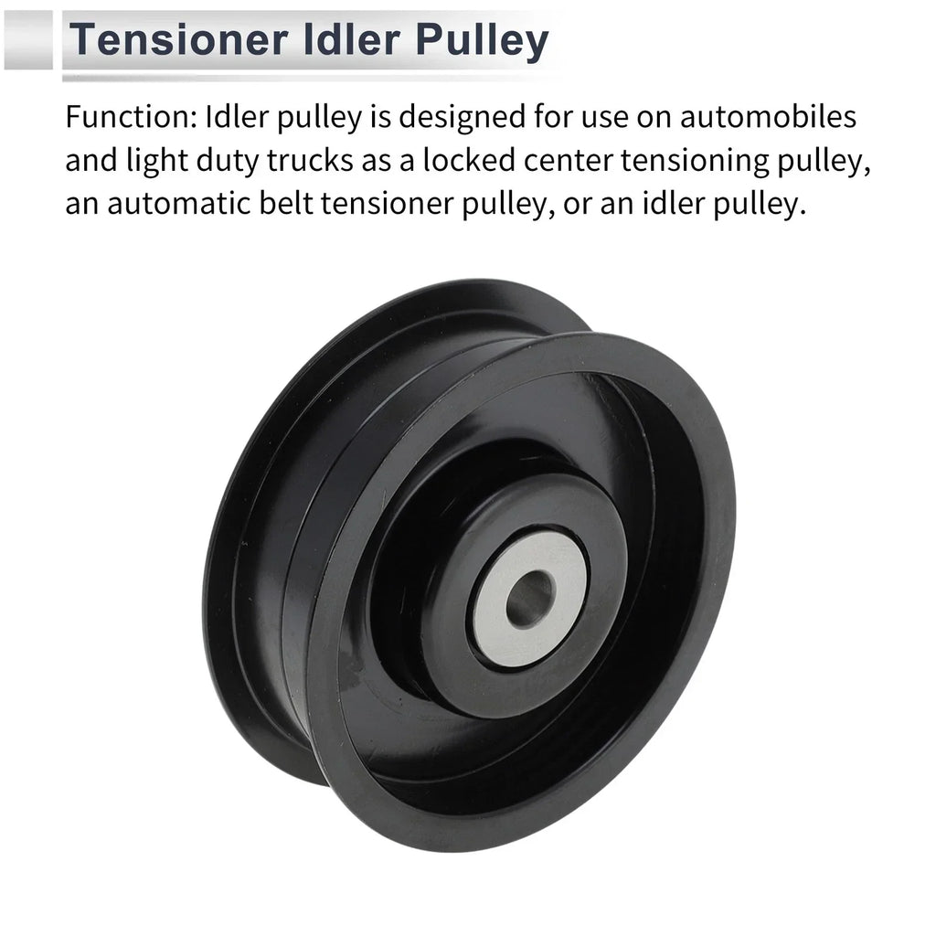 Drive Belt Idler Pulley for Mercedes-Benz W463 (2009-2014) Black 1 x Pc