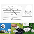 Set of 50 Non-Residue Training Stickers for Golf (Golf Improvement Tools)