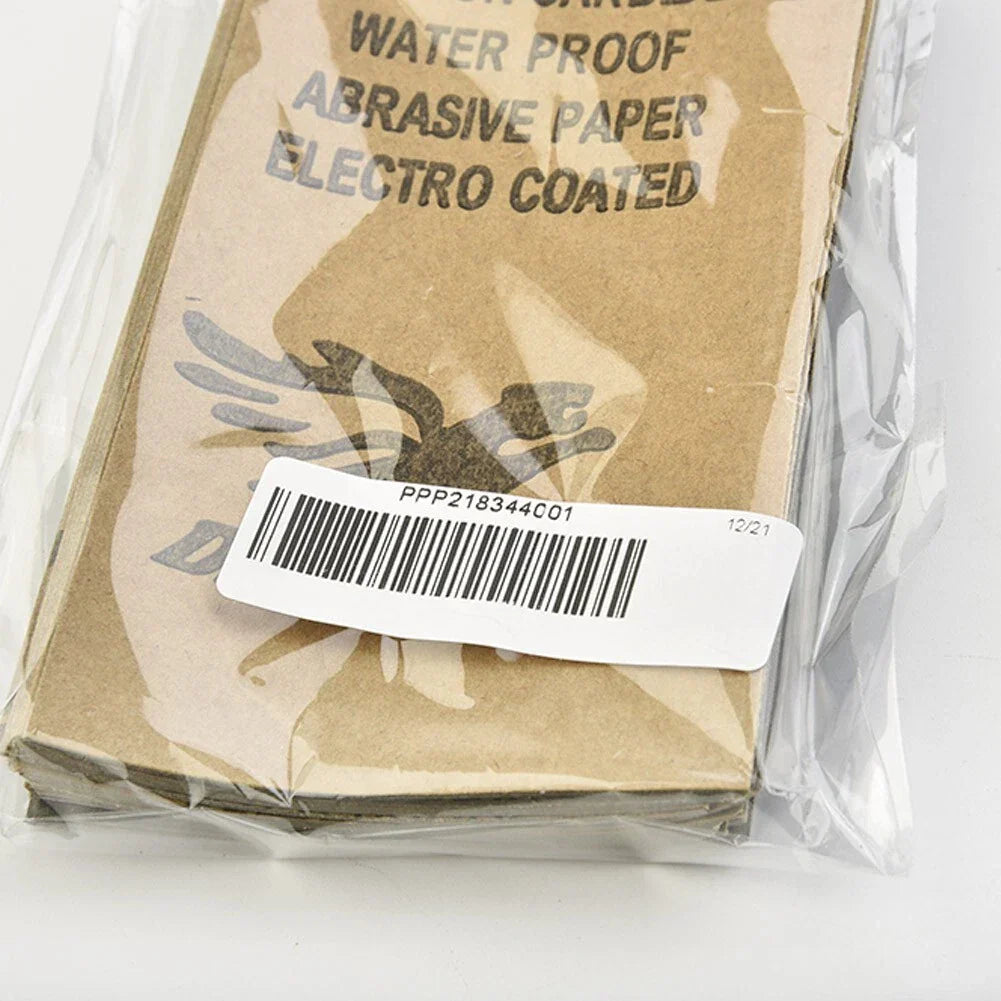 Sandpaper 70Pcs Wet Dry Grit 600–2500 for Diy