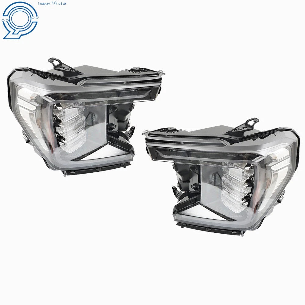 2X LED Headlamp Assembly for GMC Yukon SLE/SLT (2021-2023) Clear Lens
