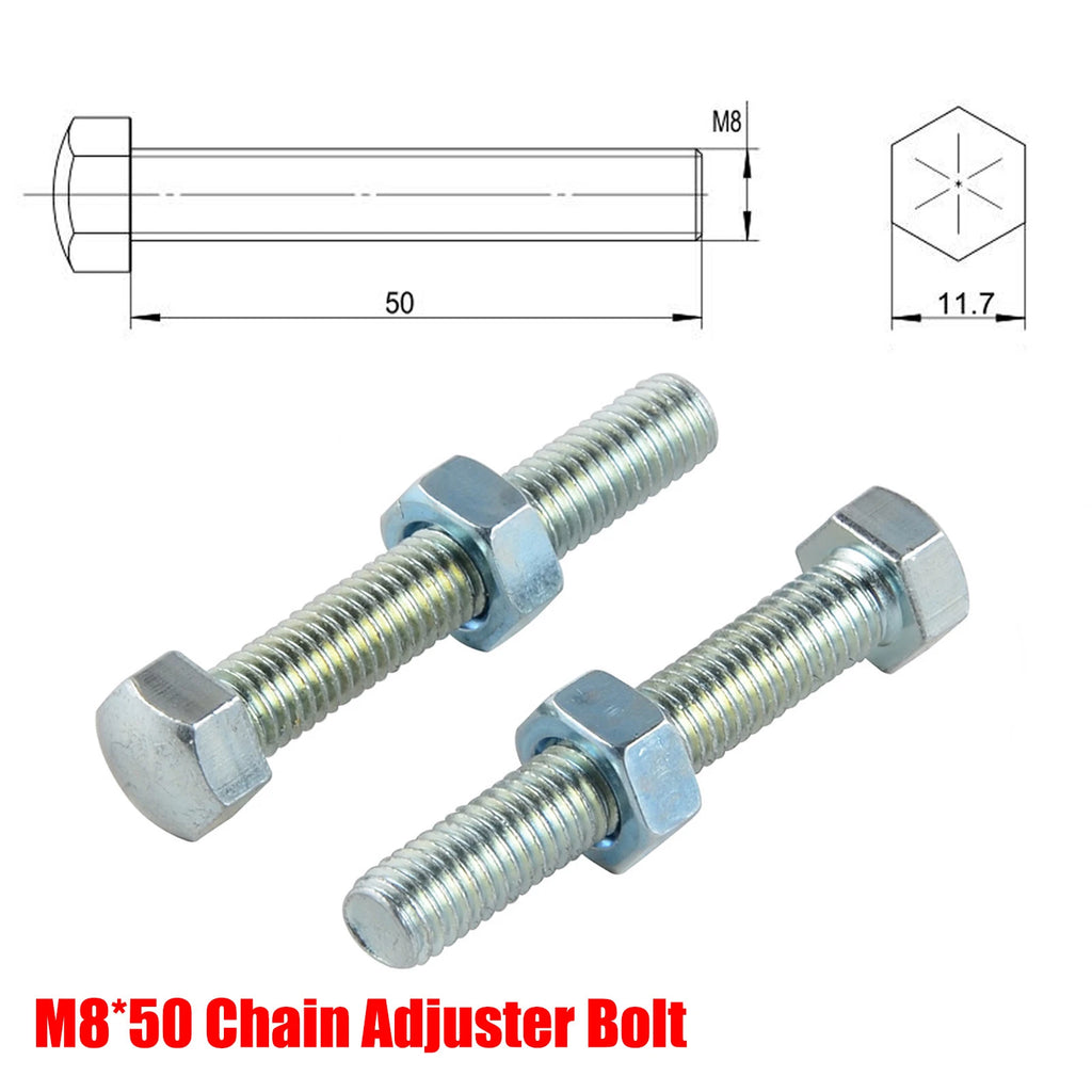 Chain Adjuster Bolts Screws for Yamaha YZF 250 400 426 450 YZ 250F 450F
