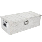 30 Inch Aluminum Trailer Tool Box for Pickup Truck RV (Silver)