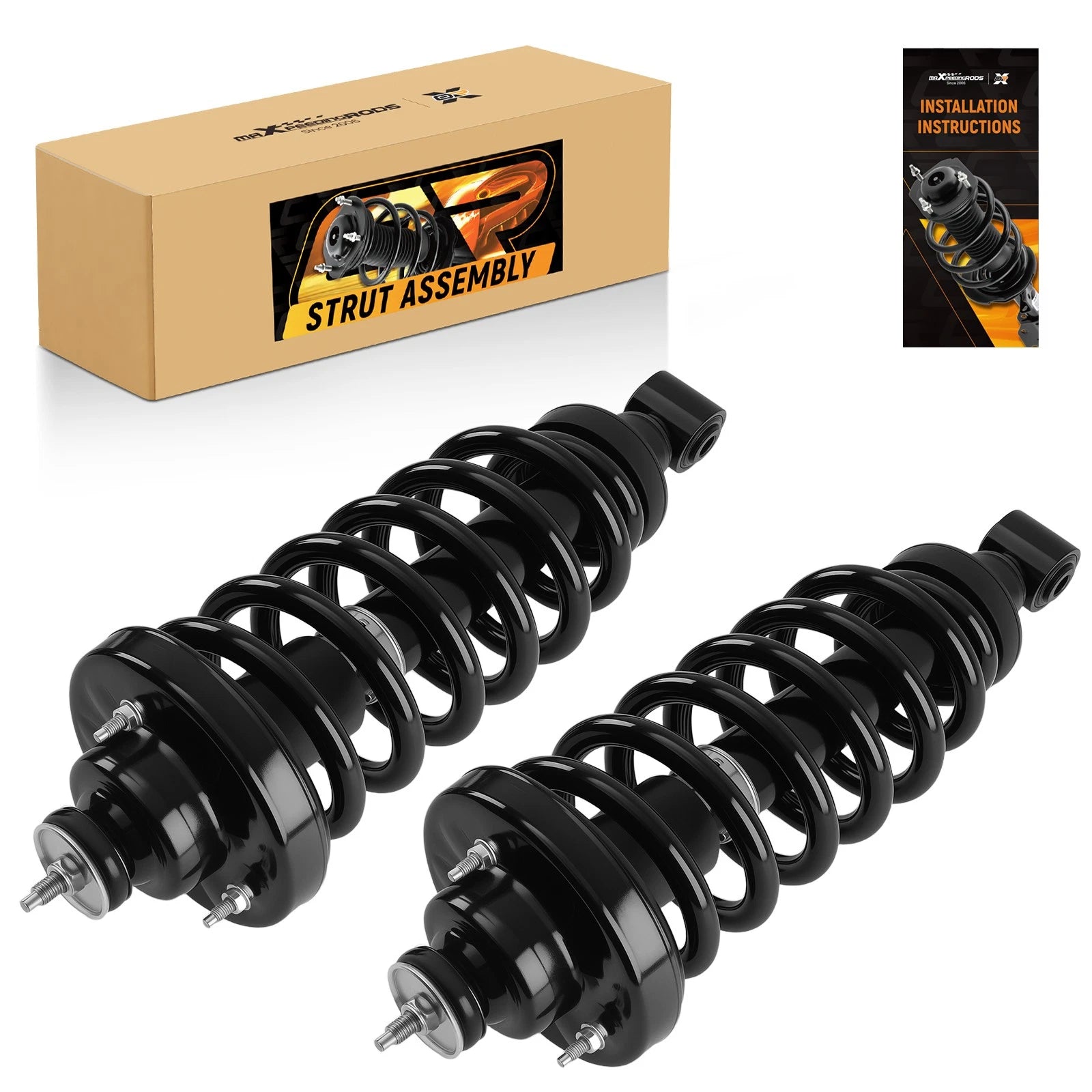 Pair Complete Rear Struts with Coil Springs for Ford Explorer (2006–2010)