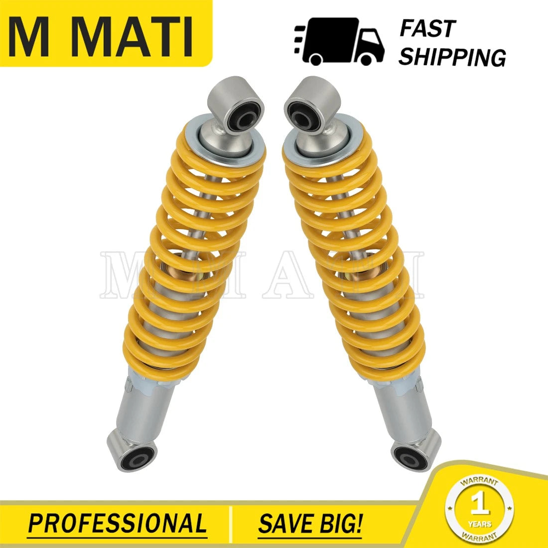 2X Front Shock Absorber for Yamaha Blaster 200 (1988–2006) J-23350-00-P2