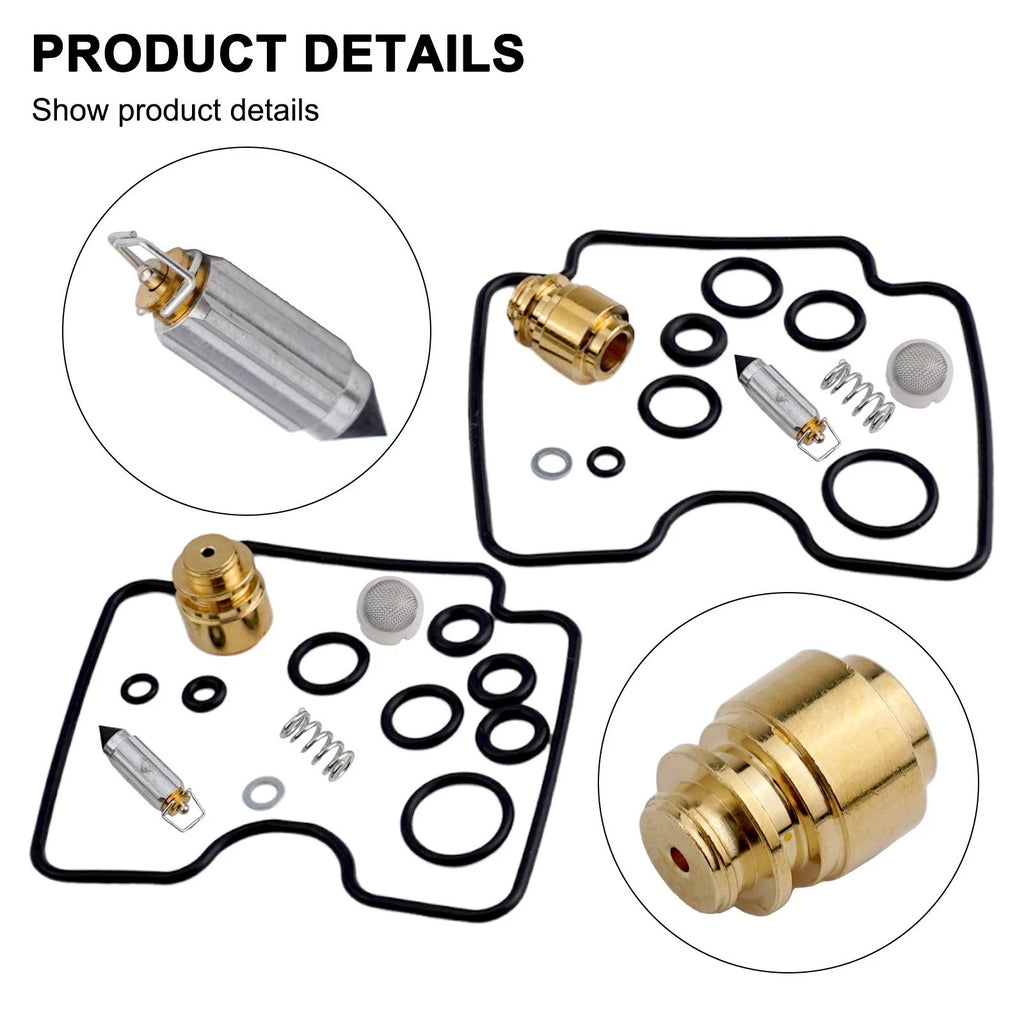 2X Carburetor Repair Kit for Suzuki GZ250 GS500F (2000–2009)
