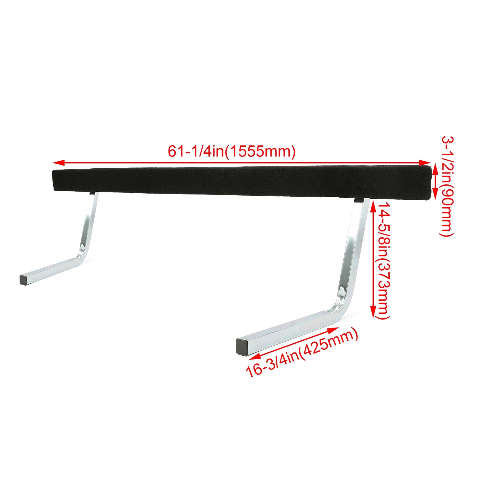 Boat Trailer Bunk Board Guide-On 61" with Brackets Kit for