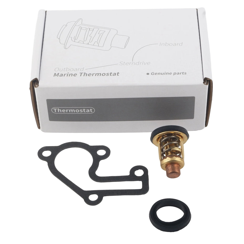 Thermostat with Cover Gasket Kit for Yamaha 2Stroke 9.9 HP 15 HP (1990–2023)