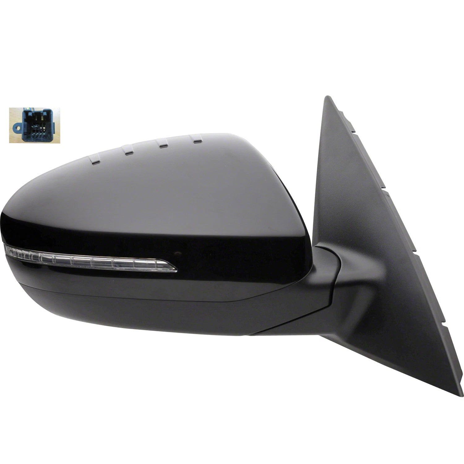 Replacement Ready to Paint Passenger Side Power Mirror for Kia Optima (2011–2013)