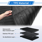 Cargo Liner Rear Trunk Mat for Volkswagen Tiguan (2018–2024) Long Stripe Pattern