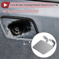 Front Left Washer Nozzle Cover for Mercedes-Benz S350 (2012-2013) Silver Tone