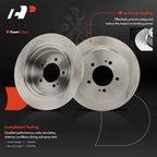 Set of 4 Disc Brake Rotors & Ceramic Pads for Mitsubishi Lancer