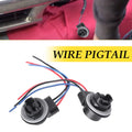 Pigtail Wire Socket for Front Turn Signal Light 3157 Bulb 