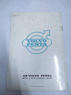 Volvo Penta 2515 Aquamatic Outboard Drive Instruction Book (N/A)