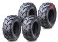 Set of 4 Wanda 8-Ply ATV Tires 24x8-12 Mud Sling (Fits Front & Rear)