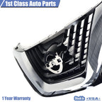 Front Upper Grille with Chrome Trim for Nissan Murano (2015-2018)