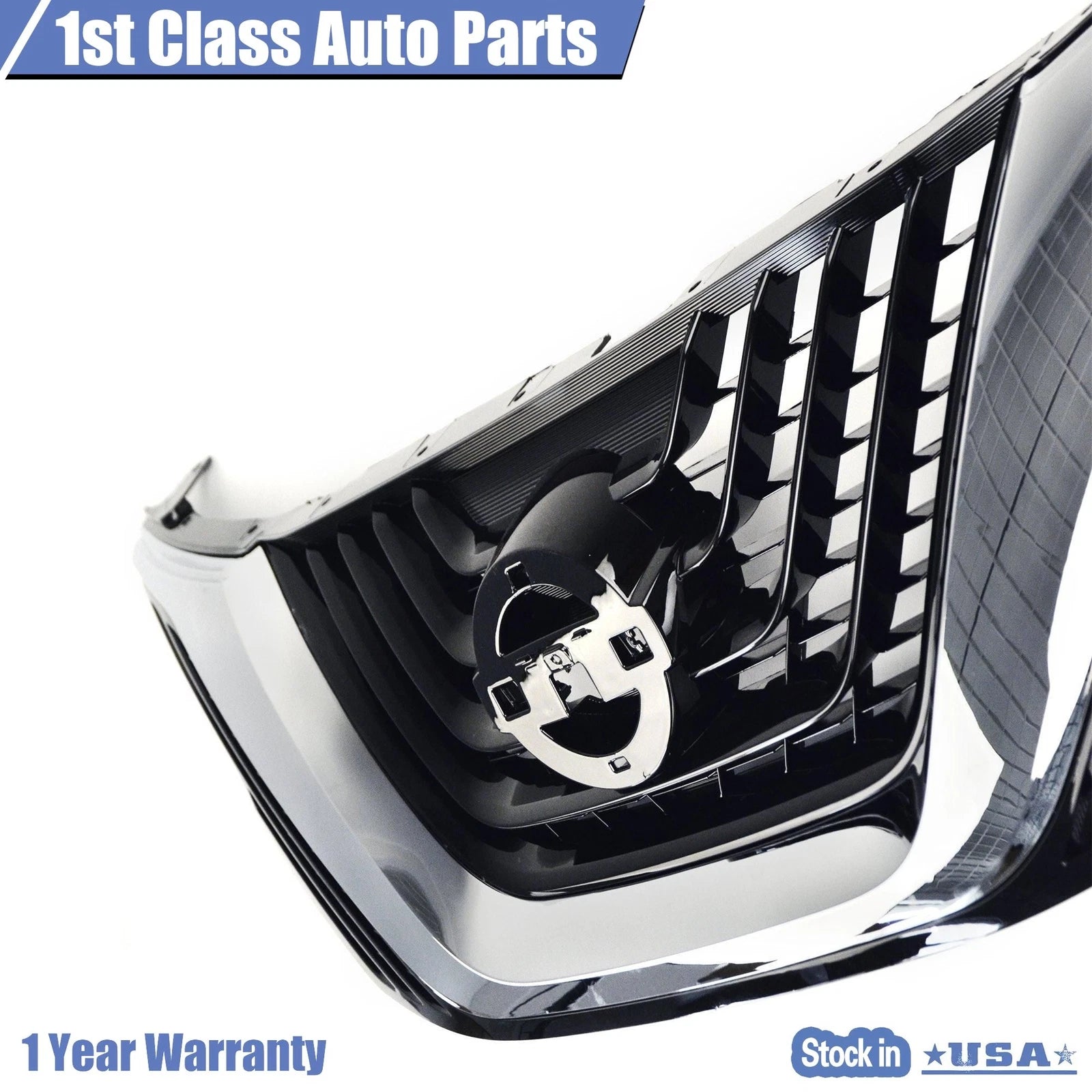 Front Upper Grille with Chrome Trim for Nissan Murano (2015-2018)