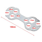 Multifunctional Bike Repair Tool Hex Key Spanner 8-17mm Sizes