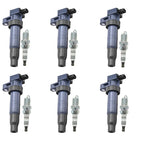 6X Ignition Coils + 6X Spark Plugs for Hyundai Sonata (2006–2010) C1544 UF546