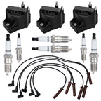 Set of 4 Ignition Coils and Iridium Spark Plugs for Chevy Impala (1999–2009)