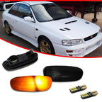 Smoked Amber LED Side Marker Lights for Subaru Impreza (1993–2001)