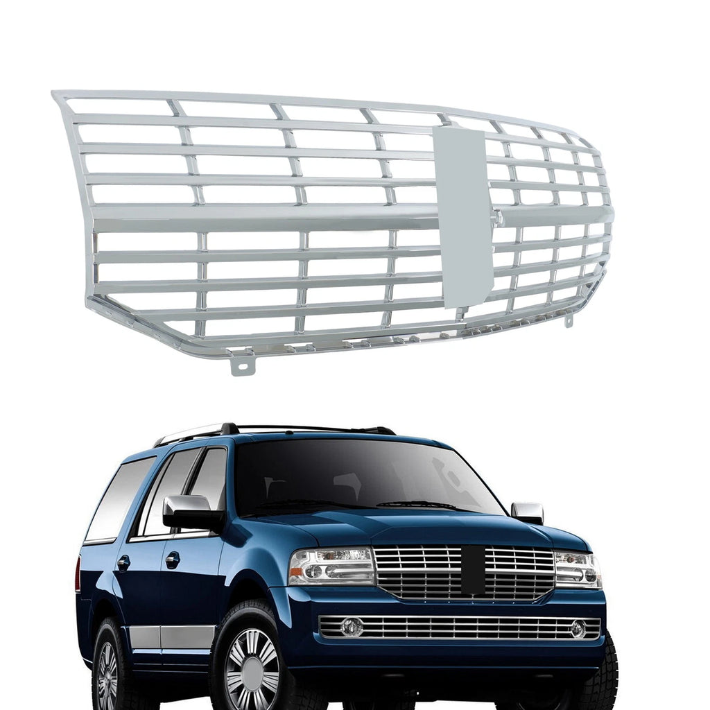 Front Chrome Replacement Grill for Lincoln Navigator (2007–2014) 7L7Z-8200-A
