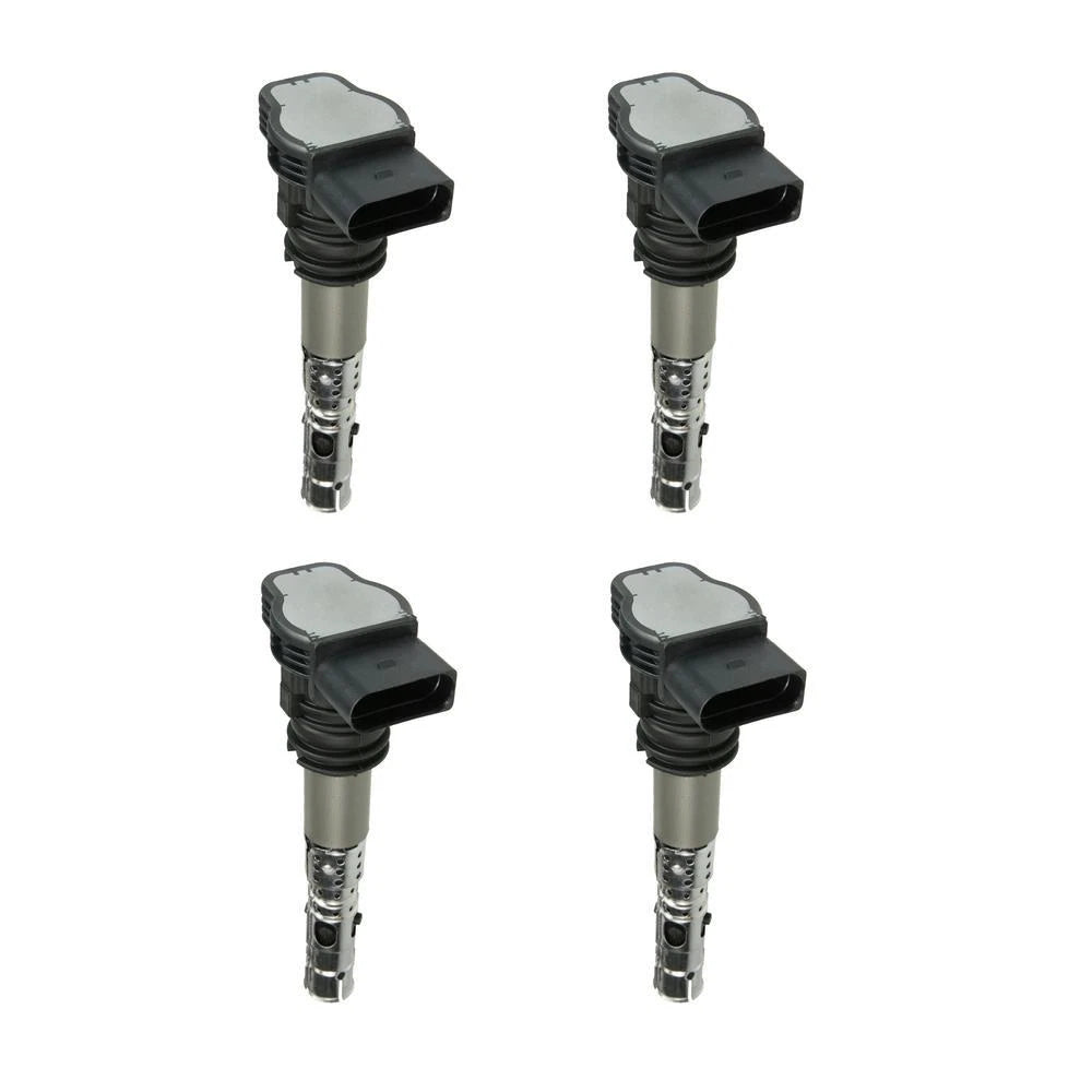 Set of 4 NGK COP Ignition Coils for Audi A4 TT Quattro VW Beetle Passat (1.8 L4)