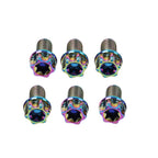 6X M8x20mm Titanium Torx Head Flange Bolts for Motorcycle Bike