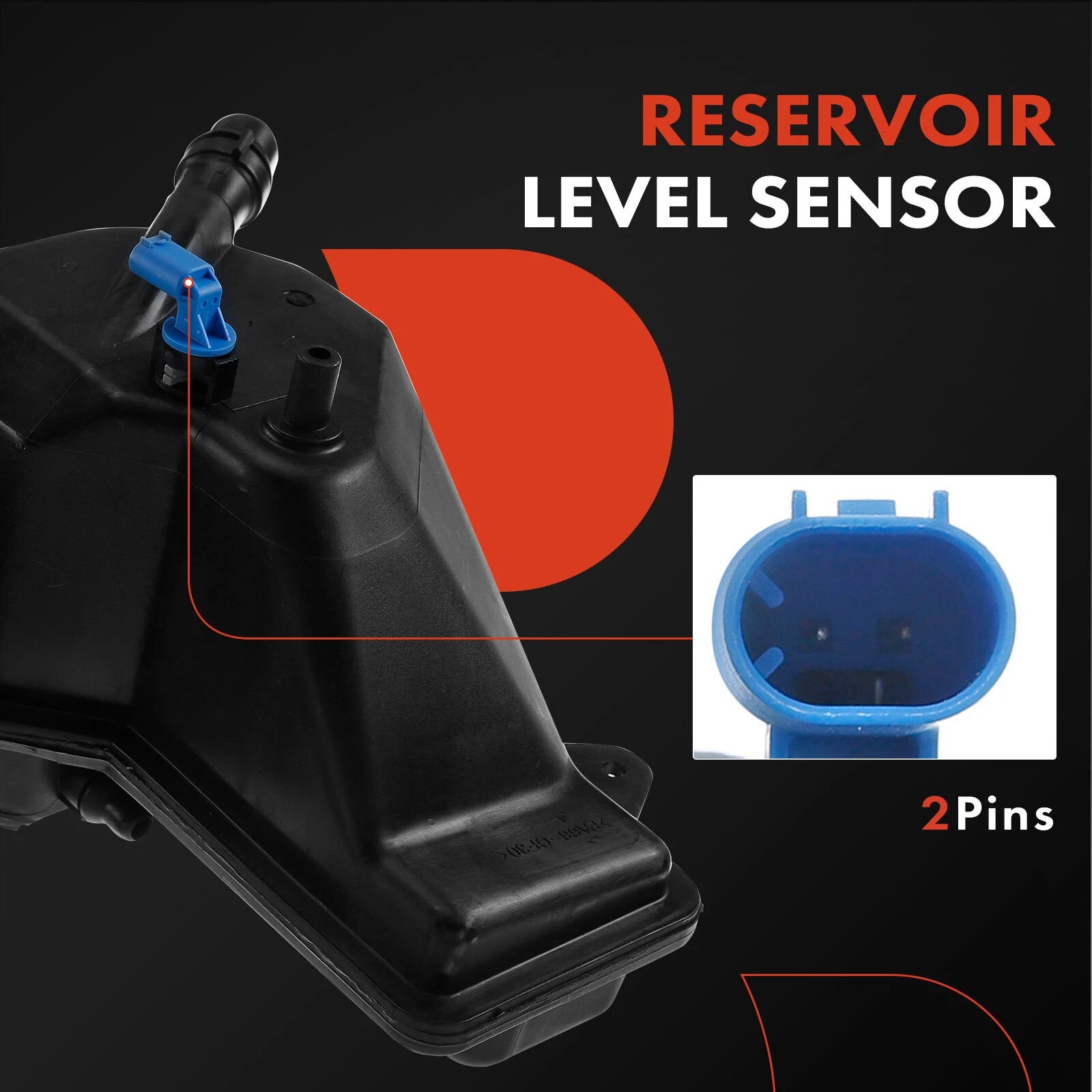 Engine Coolant Recovery Tank with Sensor for BMW X5 Z3 (1999-2003)
