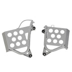 Set of 2 Heel Guard Footrests with Black Nerf Bars for Yamaha Banshee (1987–2006)