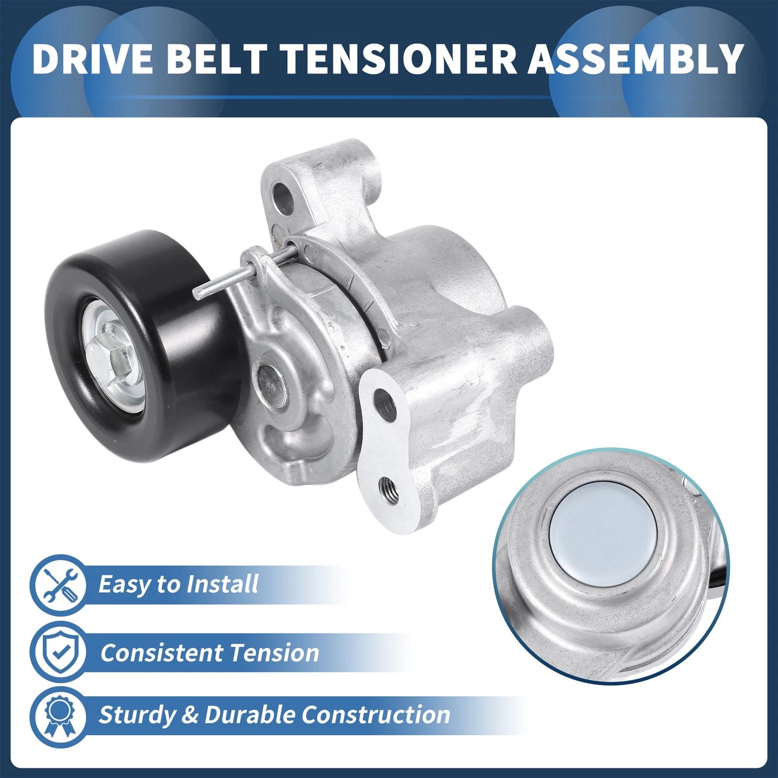 Belt Tensioner for Mitsubishi L200 (2014–2022) No. 0490KL2T/1345A119 Metal