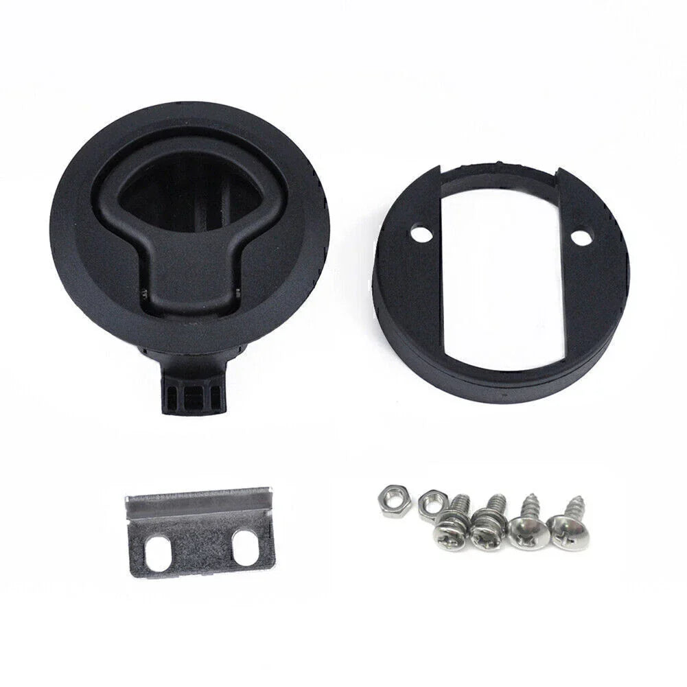 2" Flush Pull Slam Latch for Boat Deck Hatch Door Lock (No Lock Core)