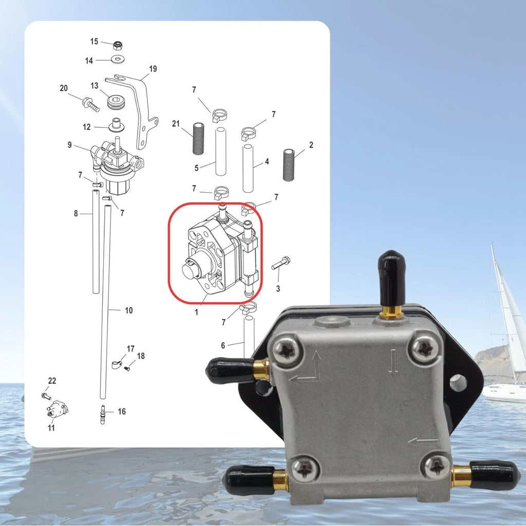 Fuel Pump for Mercury Outboard 30HP-60HP (4-Stroke EFI)