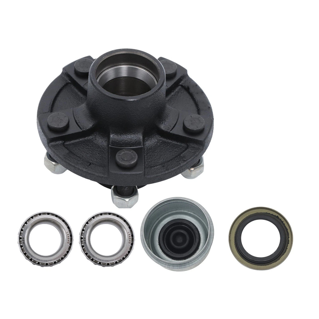 Spindle with Trailer Bearing Kit for Trailer (2000 lbs, 5 on 4.5)