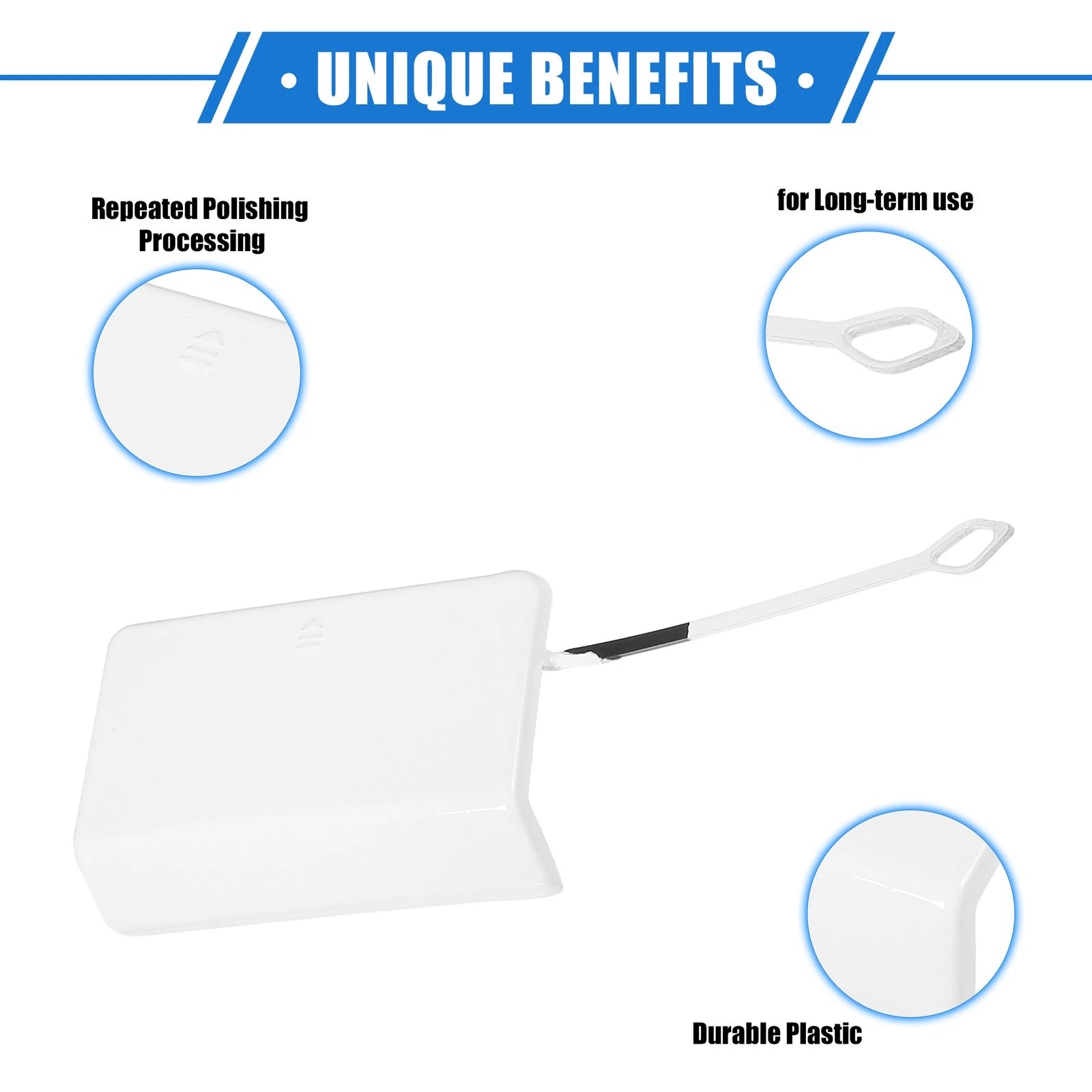 Tow Hook Eye Hole Cover Cap for Mercedes-Benz E-Class (2017–2023) - White
