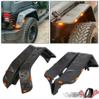 Set of 4 Pocket-Riveted Wheel Fender Flares for Jeep Wrangler JK (2007–2018)