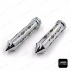 Chrome Spike Hand Grip for Harley XL Sportster Road King (25mm 1")