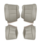 Leather Cover Set for Acura RDX (2007-2012) Gray Perforated Front Seats