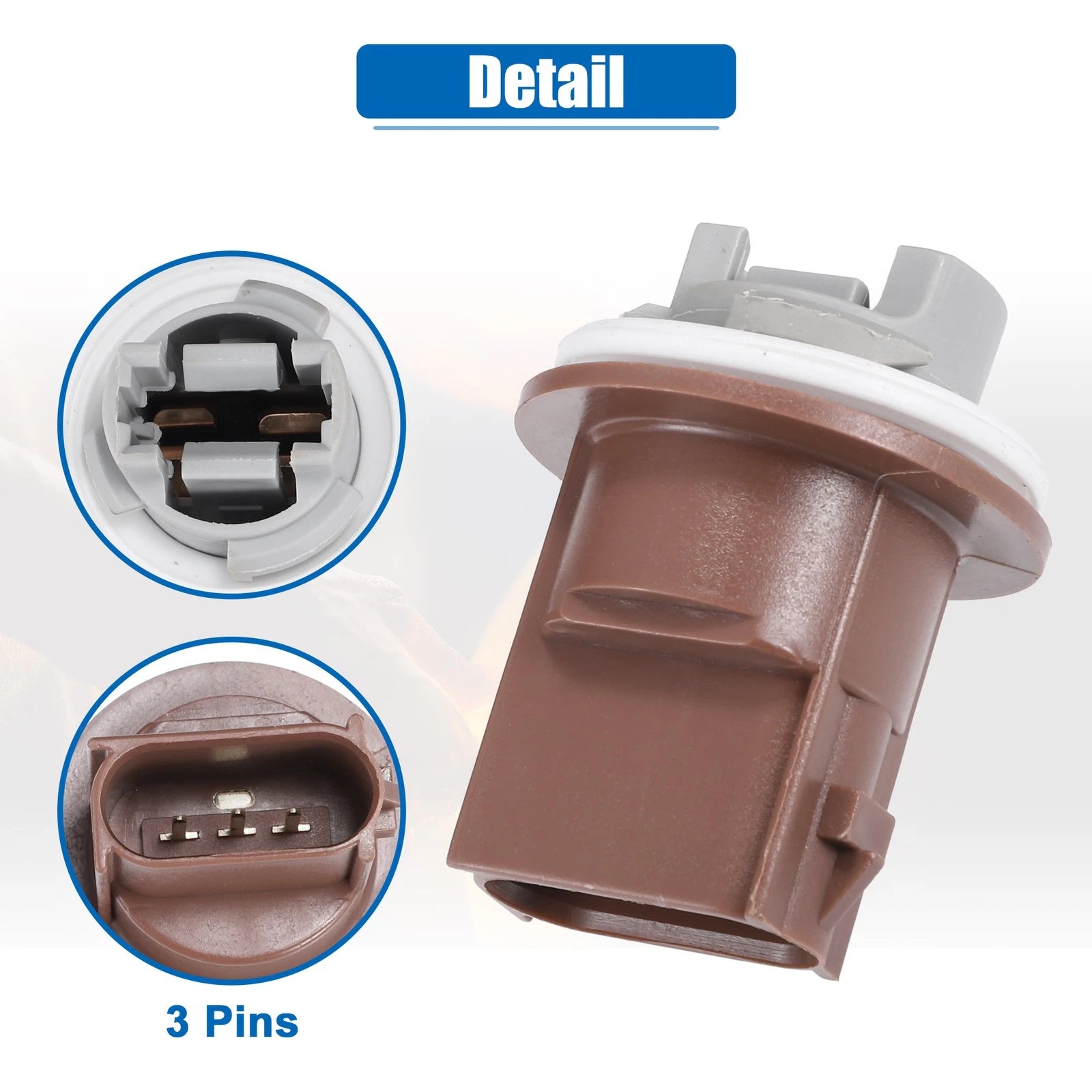 2X Parking Turn Signal Brake Tail Light Bulb Socket for Ford F-150 F-250 